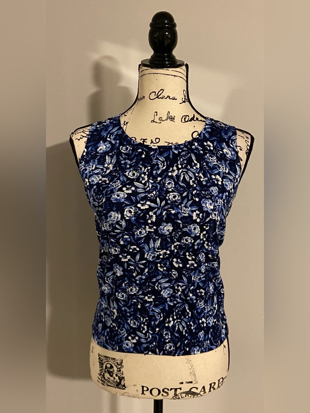 NWT Talbots Flotal Print Sleeveless Sweater Top